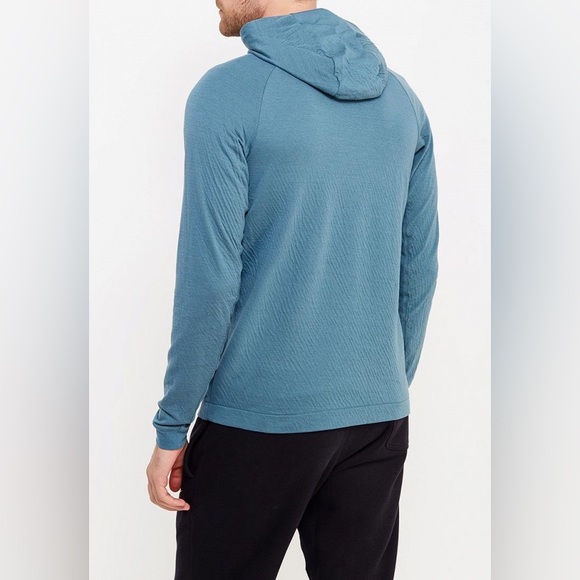 Nike Men's Modern Full-Zip Hoodie Midnight Turquoise Fleece Size XL - Picture 2 of 8